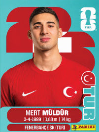 Mert Müldür Turquía (TUR3) - Sticker World Cup 2026