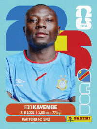 Edo Kayembe República Democrática Del Congo (COD10) - Sticker World Cup 2026