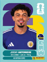 Jeremy Antonisse Curazao (CUW18) - Sticker World Cup 2026
