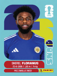 Sherel Floranus Curazao (CUW4) - Sticker World Cup 2026