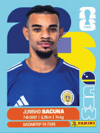 Juninho Bacuna Curazao (CUW11) - Sticker World Cup 2026