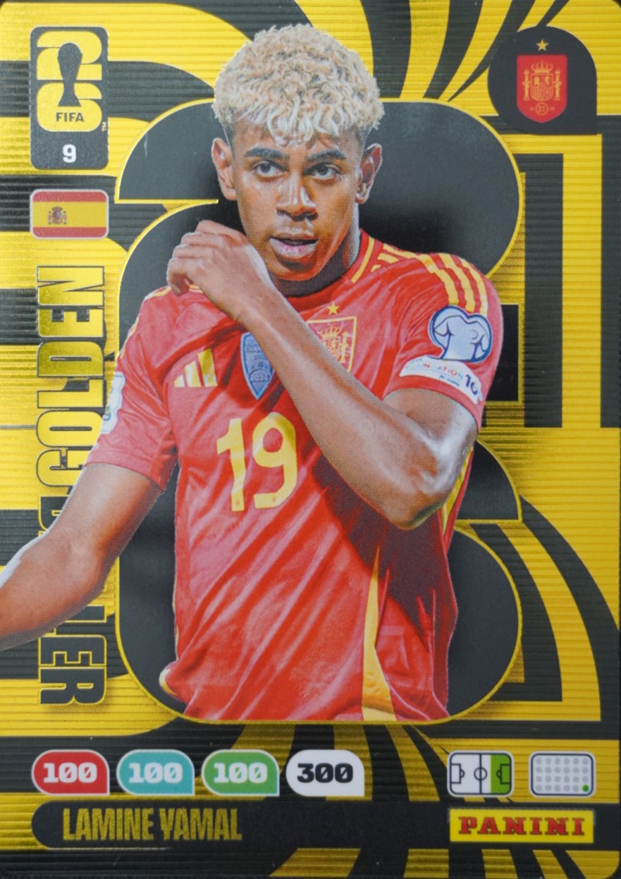 Yamal Golden Baller (9) - Adrenalyn XL World Cup 2026