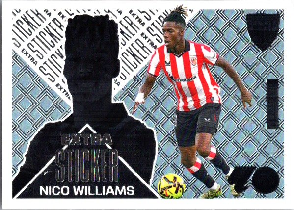 Nico Williams Extra Sticker Plata (3) - Liga ESTE 2026/2027