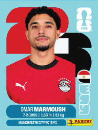 Omar Marmoush Egipto (EGY20) - Sticker World Cup 2026