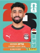 Marwan Attia Egipto (EGY10) - Sticker World Cup 2026
