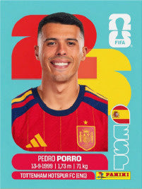 Pedro Porro España (ESP6) - Sticker World Cup 2026
