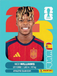 Nico Williams España (ESP17) - Sticker World Cup 2026