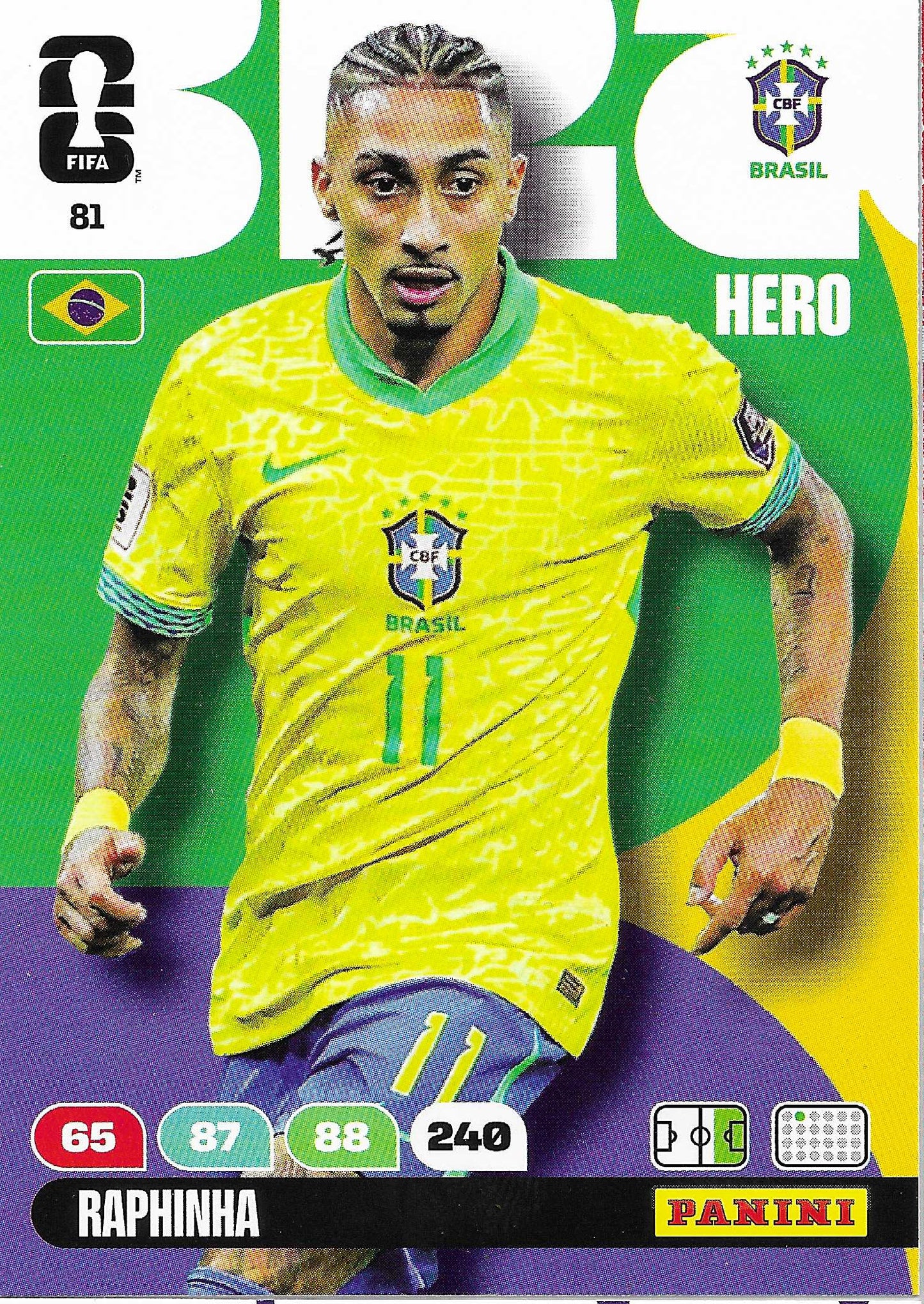 Raphinha Básica (81) - Adrenalyn XL World Cup 2026
