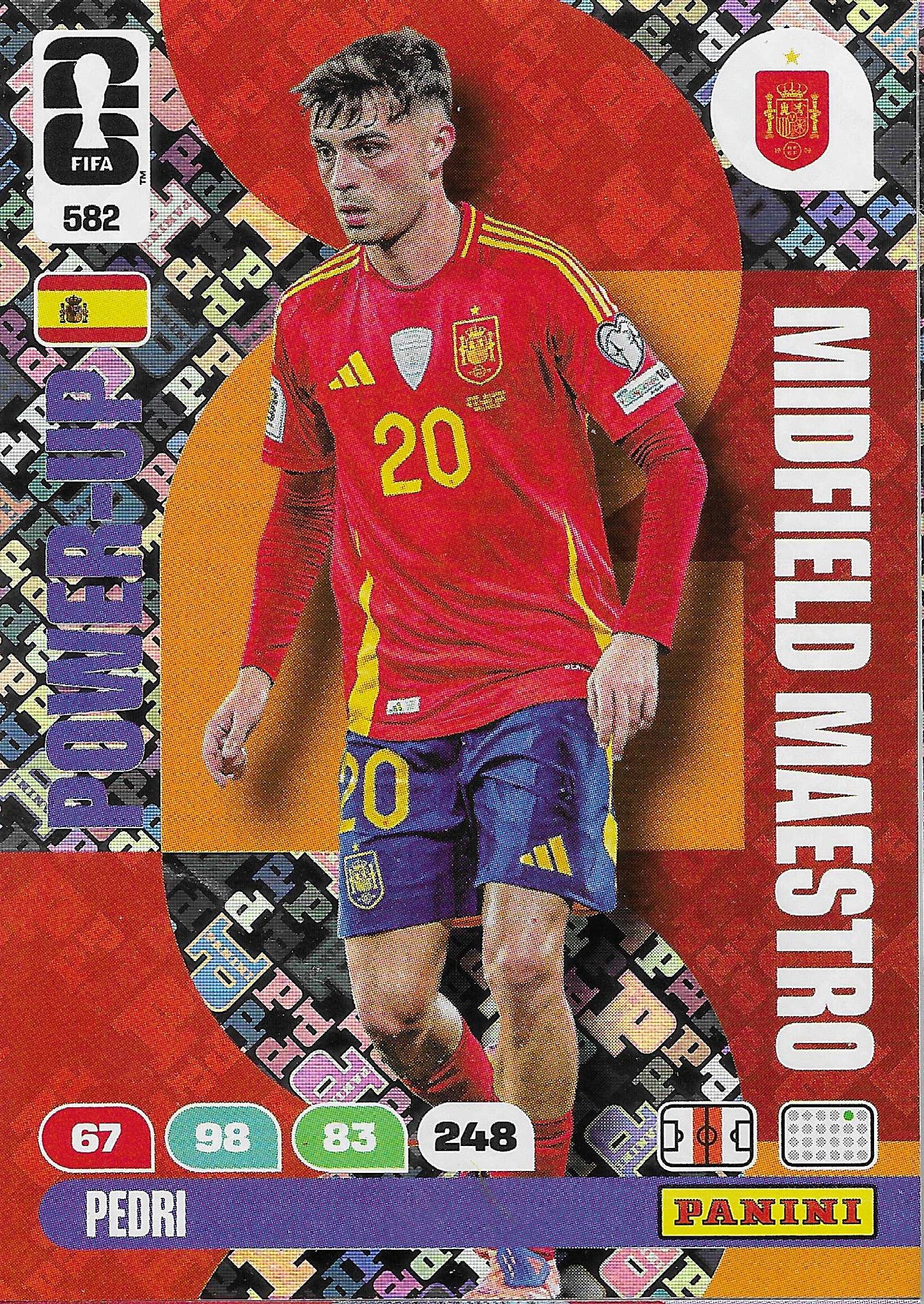 Pedri Midfielders Maestros (582) - Adrenalyn XL World Cup 2026
