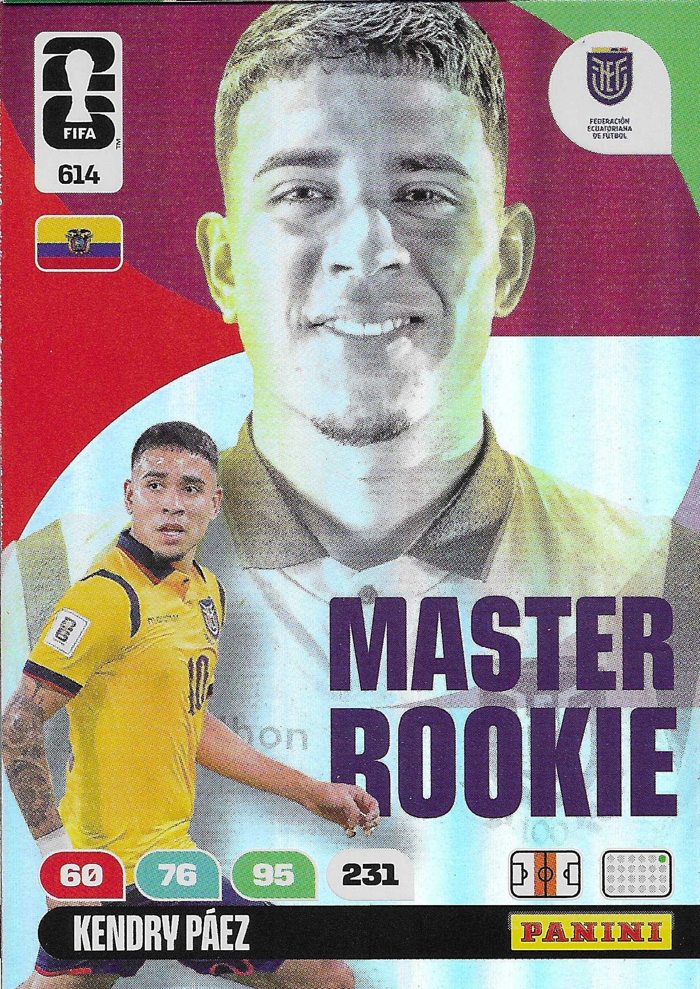 Paez Master Rookie (614) - Adrenalyn XL World Cup 2026