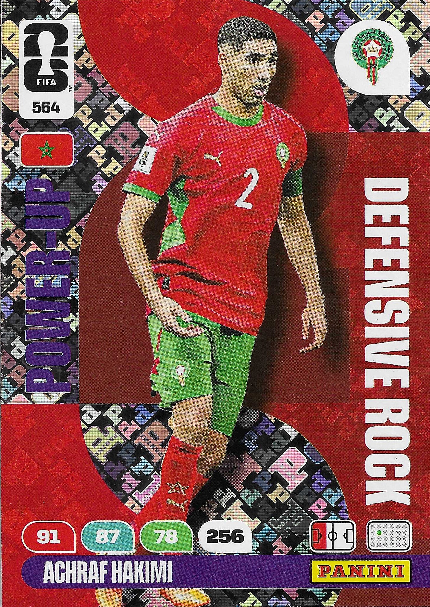 Hakimi Defensive Rocks (564) - Adrenalyn XL World Cup 2026