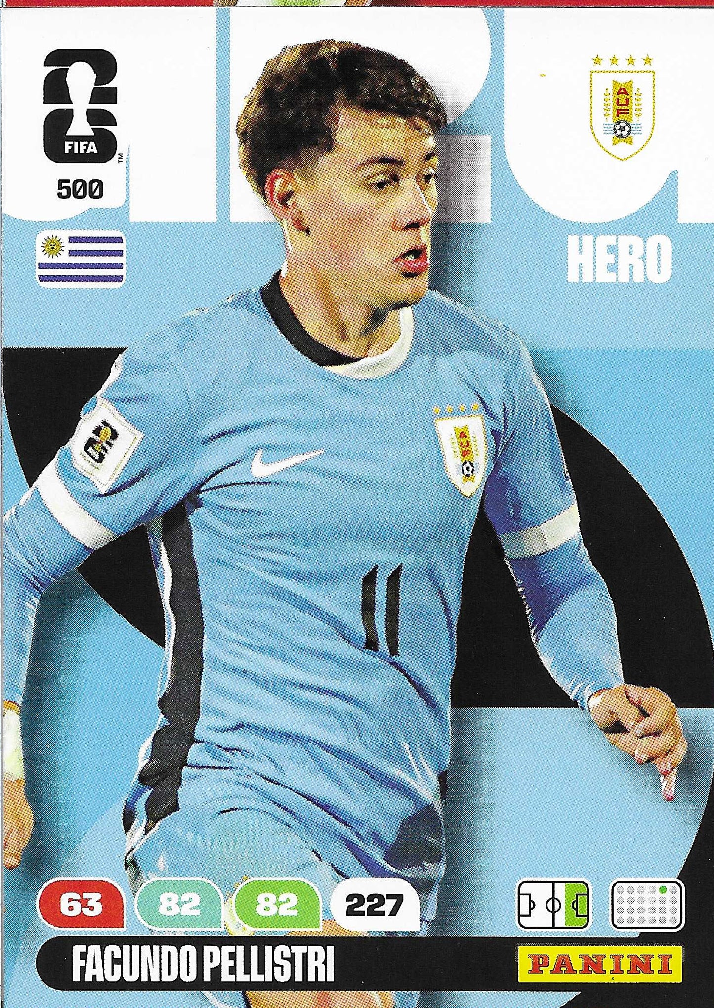 Facundo Pellistri Básica (500) - Adrenalyn XL World Cup 2026