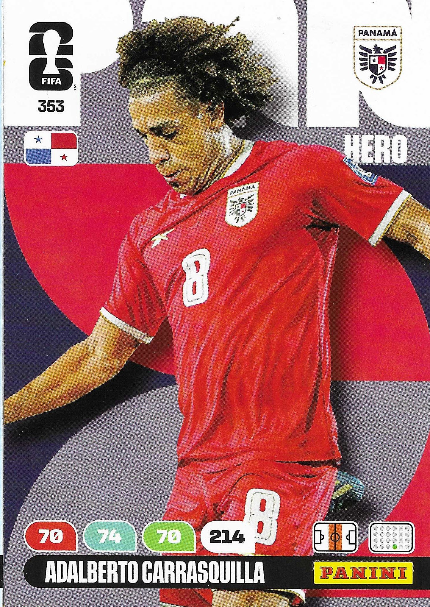 Adalberto Carrasquilla Básica (353) - Adrenalyn XL World Cup 2026