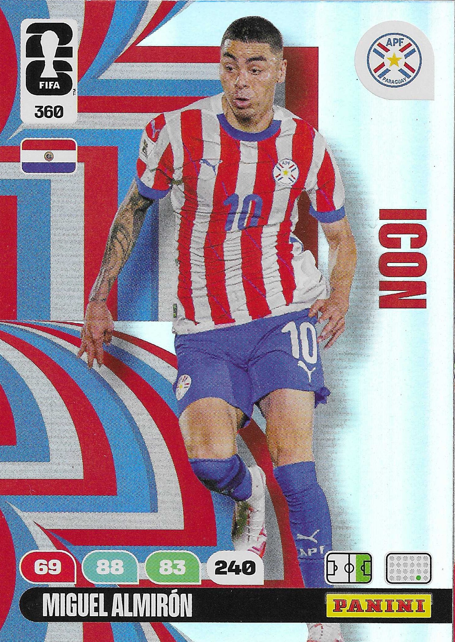 Miguel Almirón Icon (360) - Adrenalyn XL World Cup 2026
