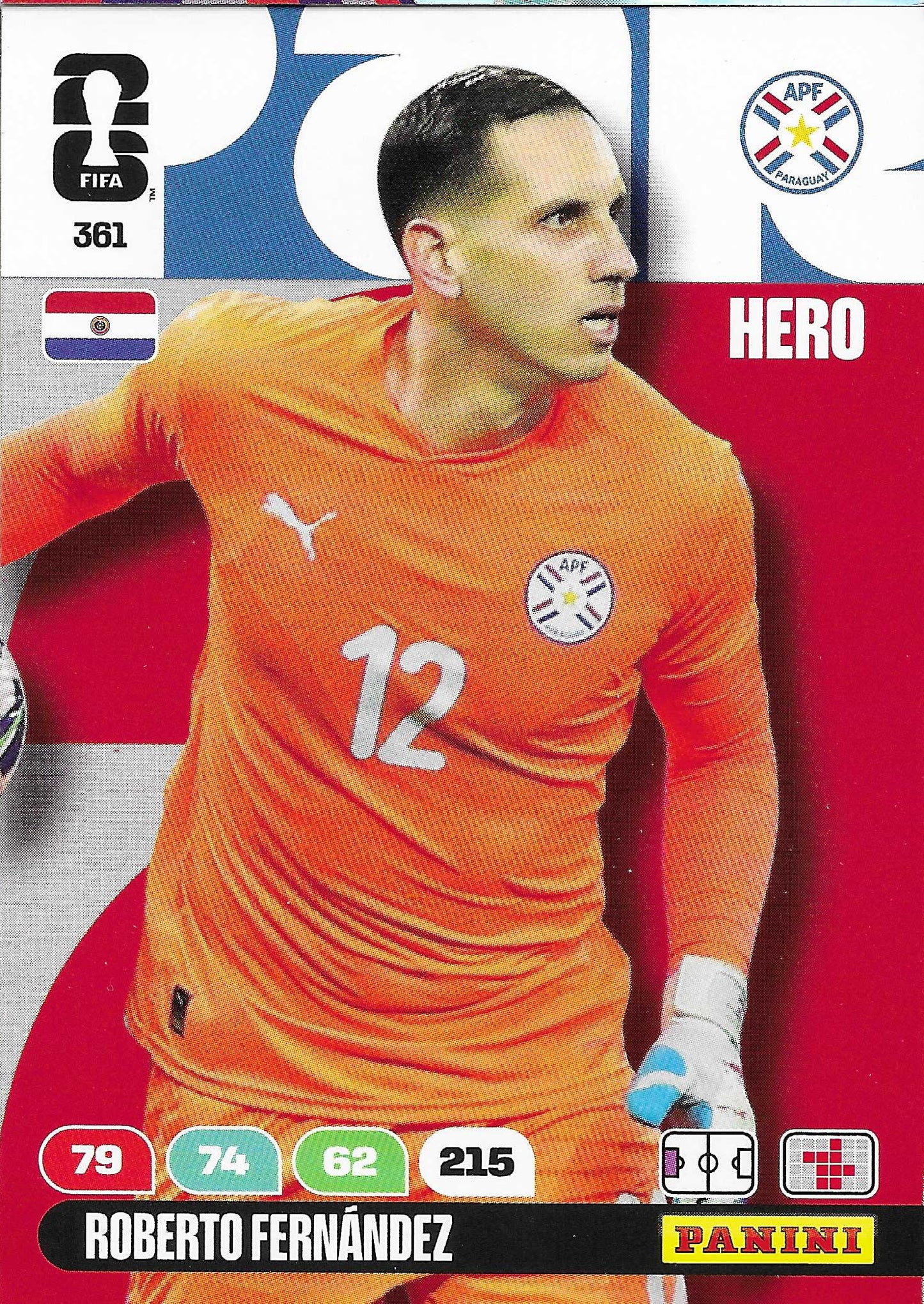 Roberto Fernández Básica (361) - Adrenalyn XL World Cup 2026
