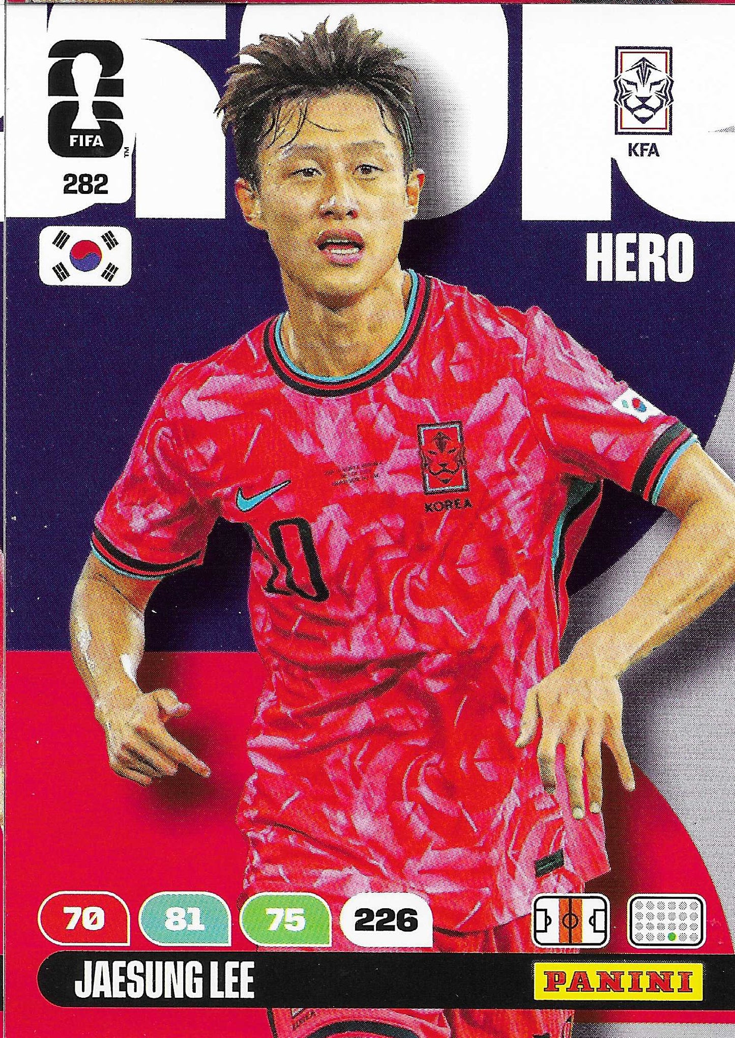Jaesung Lee Básica (282) - Adrenalyn XL World Cup 2026
