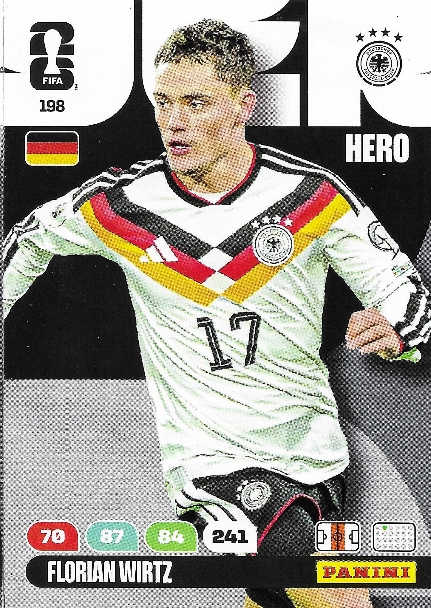 Florian Wirtz Básica (198) - Adrenalyn XL World Cup 2026