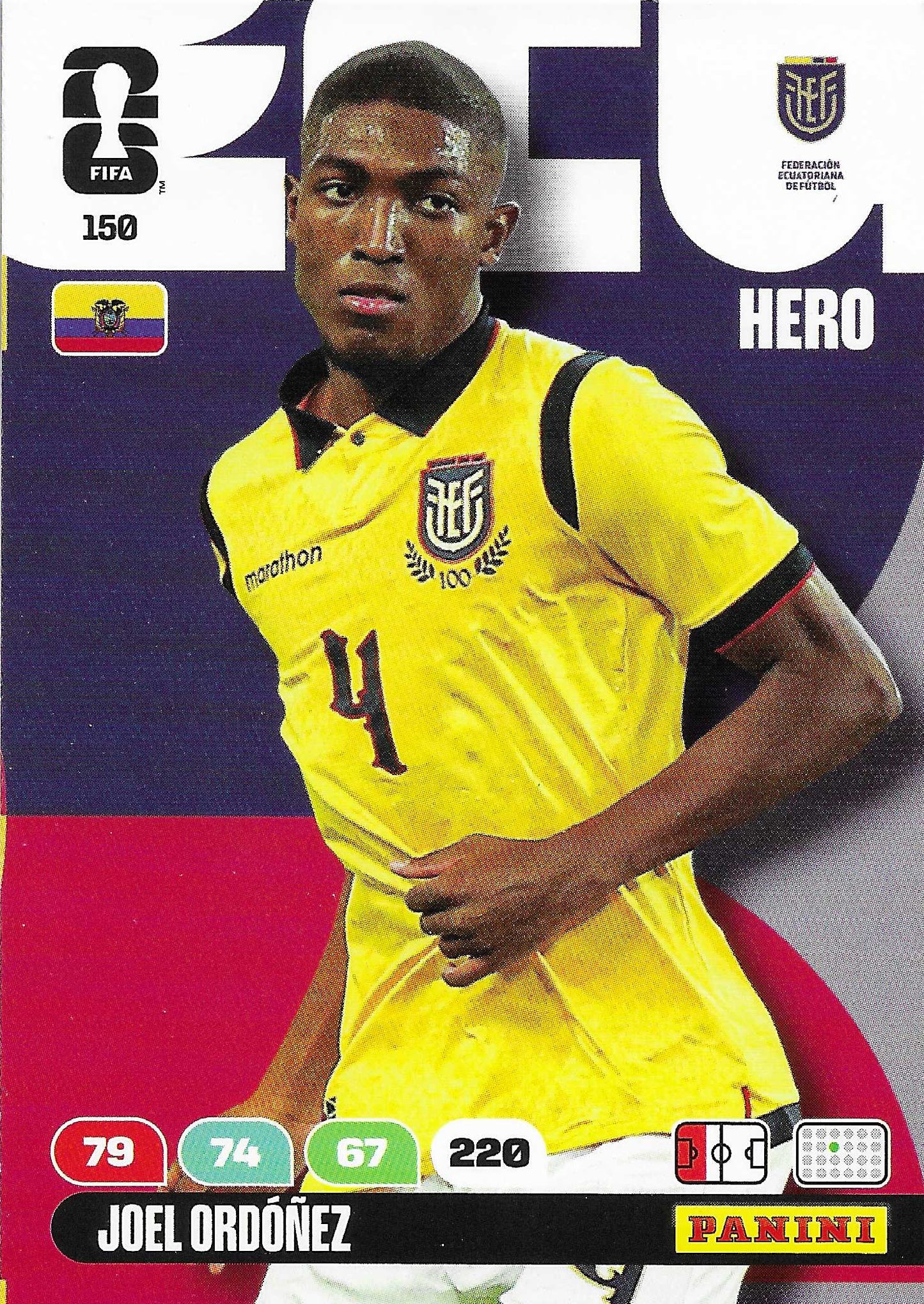 Joel Ordóñez Básica (150) - Adrenalyn XL World Cup 2026