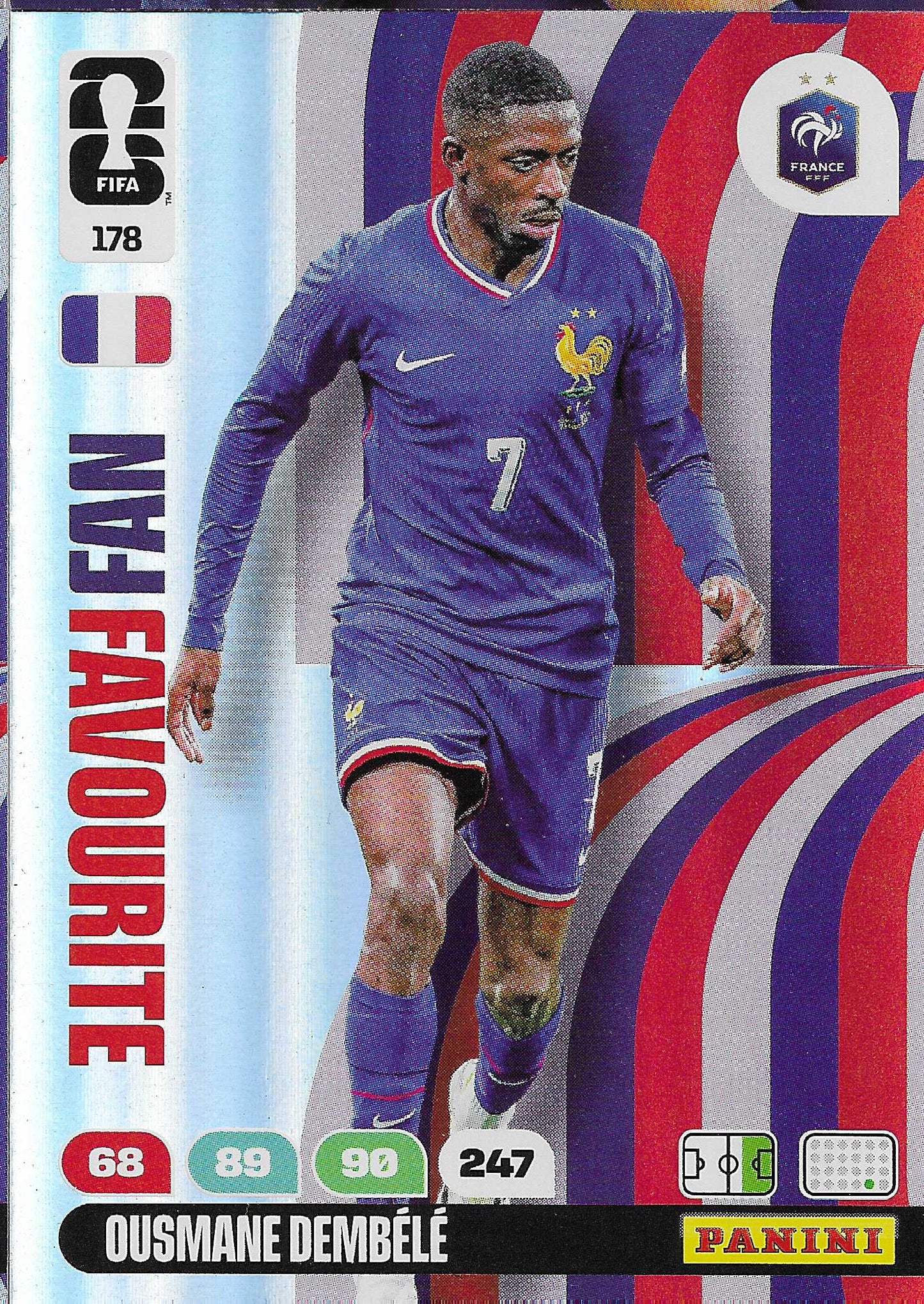 Ousmane Dembélé Fan Favorite (178) - Adrenalyn XL World Cup 2026