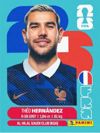 Theo Hernández Francia (FRA3) - Sticker World Cup 2026