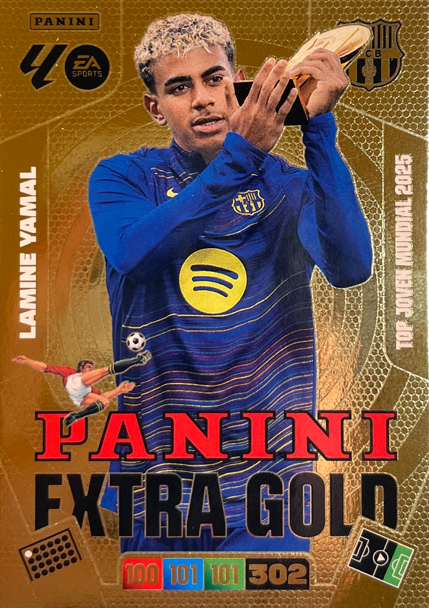 Lamine Yamal Extra Gold (EG1) - Adrenalyn XL 2025/2026