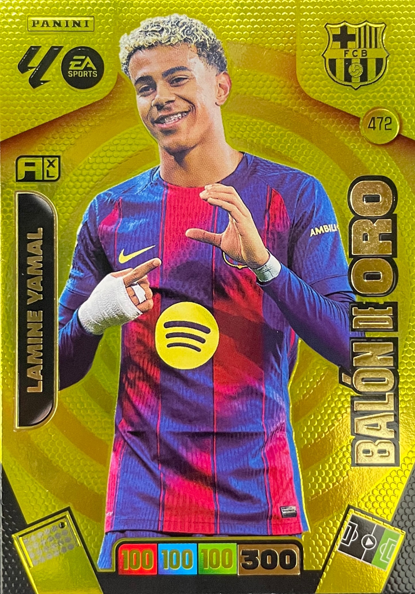 Lamine Yamal Balón De Oro (472) - Adrenalyn XL LaLiga 2025/2026