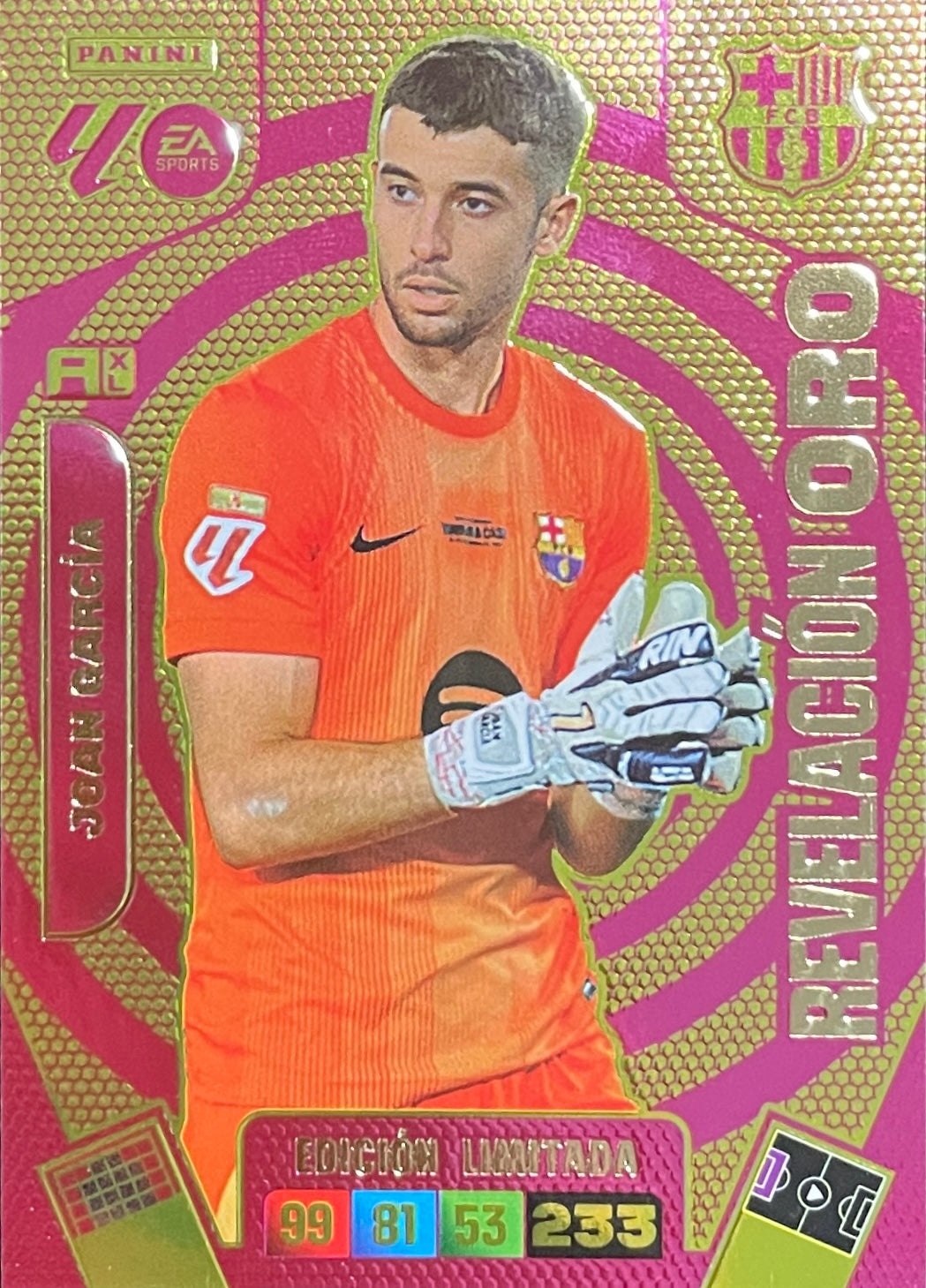 Joan García Edición Limitada Revelación Oro (EL11) - Adrenalyn XL LaLiga 2025/2026