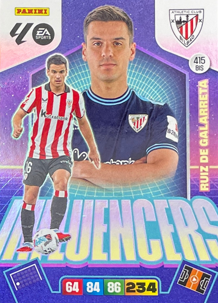 Ruiz De Galarreta Influencer (415BIS) - Adrenalyn XL LaLiga 2025/2026