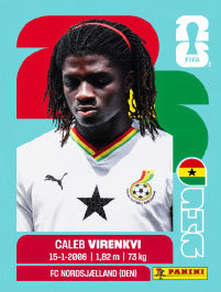 Caleb Yirenkyi Ghana (GHA8) - Sticker World Cup 2026