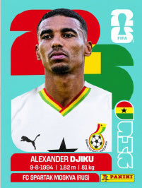 Alexander Djiku Ghana (GHA6) - Sticker World Cup 2026