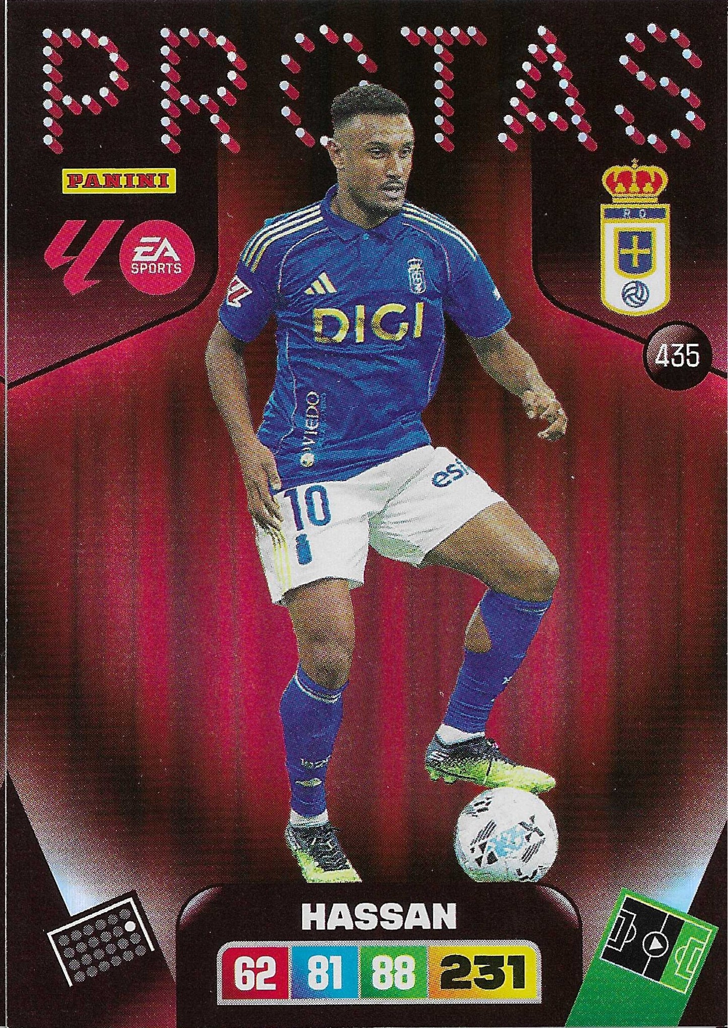 Hassan Protas (435) - Adrenalyn XL LaLiga 2025/2026