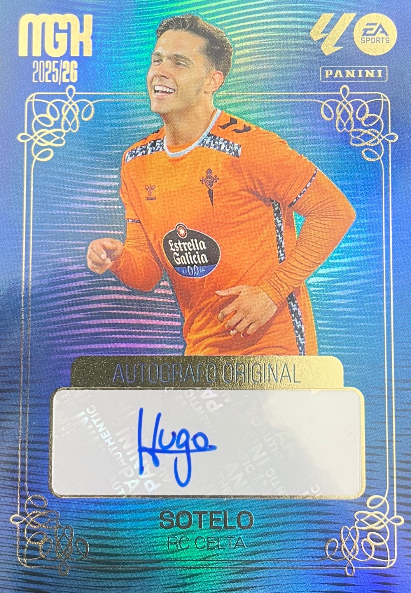 Autógrafo Original Hugo Sotelo - Megacracks 2025/2026
