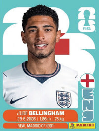 Jude Bellingham Inglaterra (ENG11) - Sticker World Cup 2026