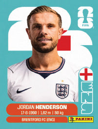 Jordan Henderson Inglaterra (ENG9) - Sticker World Cup 2026