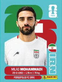 Sadegh Moharrami Irán (IRN9) - Sticker World Cup 2026
