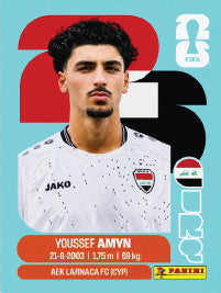 Youssef Amyn Irak (IRQ14) - Sticker World Cup 2026