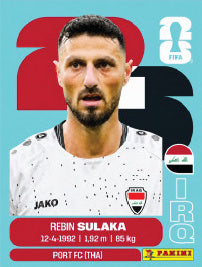 Rebin Sulaka Irak (IRQ3) - Sticker World Cup 2026