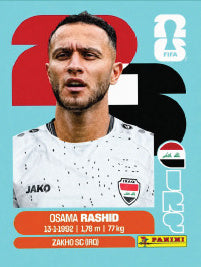 Osama Rashid Irak (IRQ17) - Sticker World Cup 2026