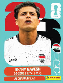 Ibrahim Bayesh Irak (IRQ11) - Sticker World Cup 2026
