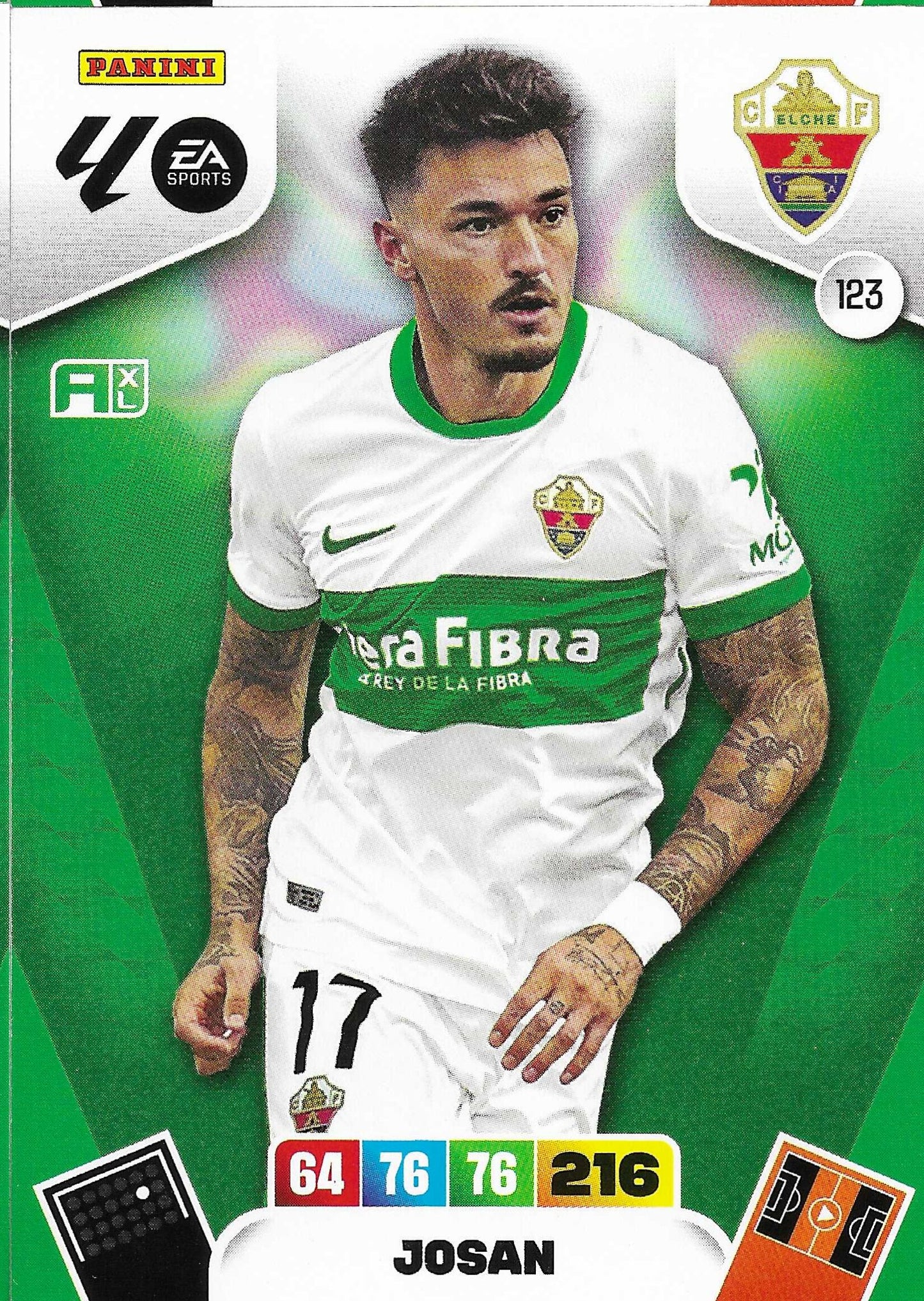 Josan Básica (123) - Adrenalyn XL LaLiga 2025/2026