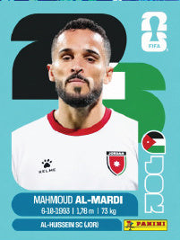 Mahmoud Al-Mardi Jordania (JOR17) - Sticker World Cup 2026