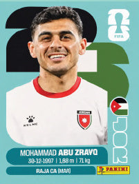 Mohammad Abu Zrayq Jordania (JOR19) - Sticker World Cup 2026