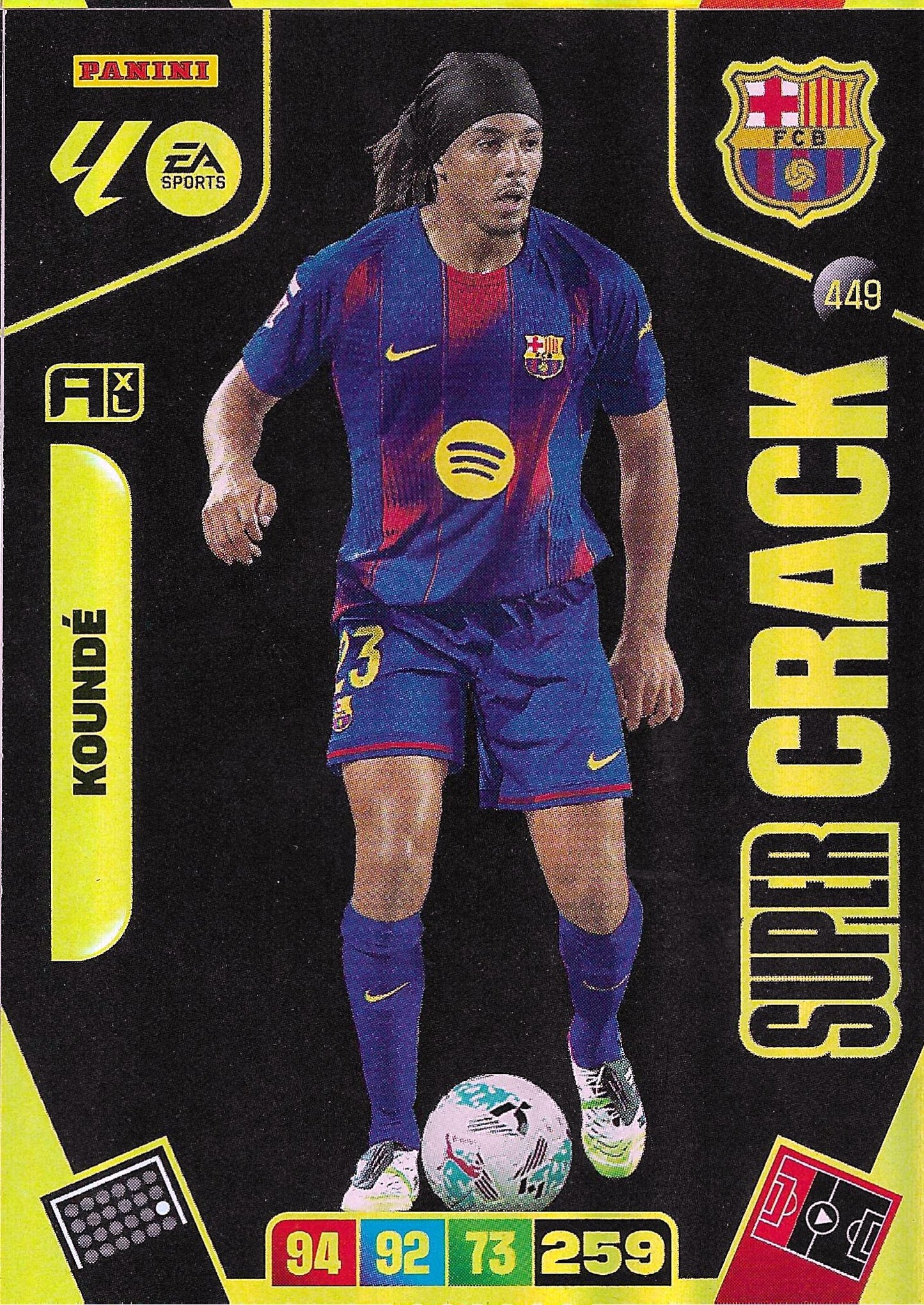 Koundé Super Crack (449) - Adrenalyn XL LaLiga 2025/2026