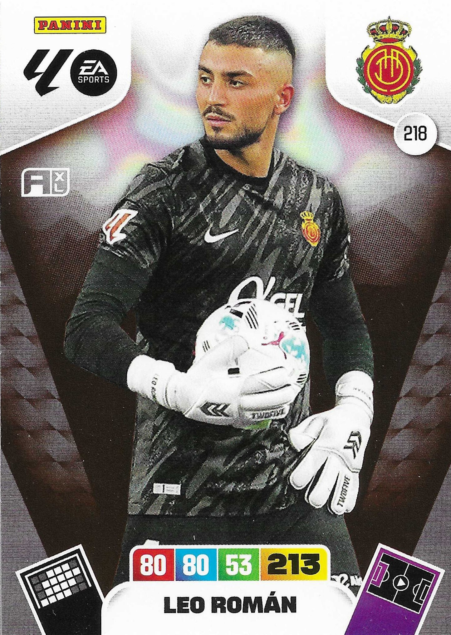Leo Román Básica (218) - Adrenalyn XL LaLiga 2025/2026