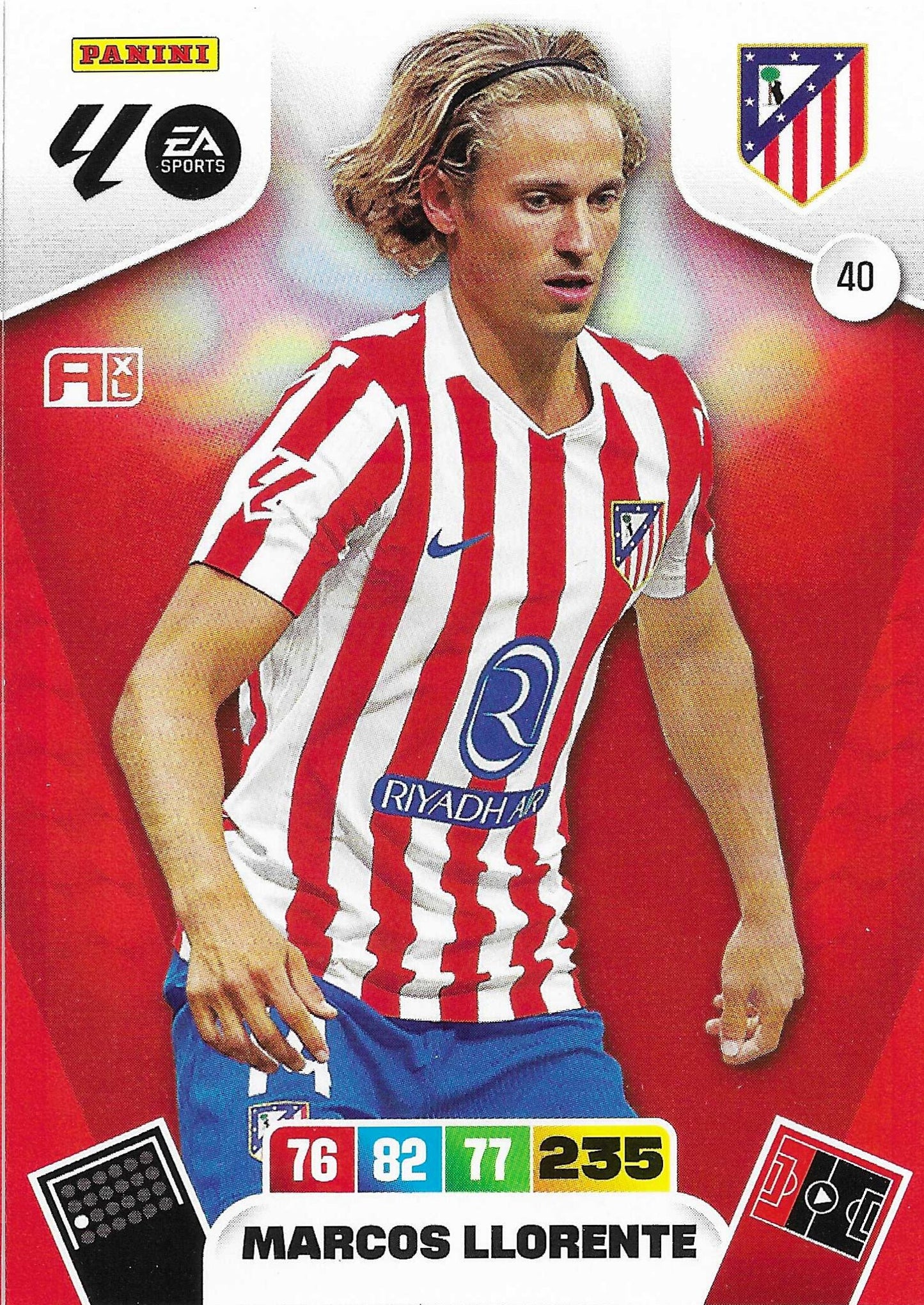 Marcos Llorente Básica (40) - Adrenalyn XL LaLiga 2025/2026