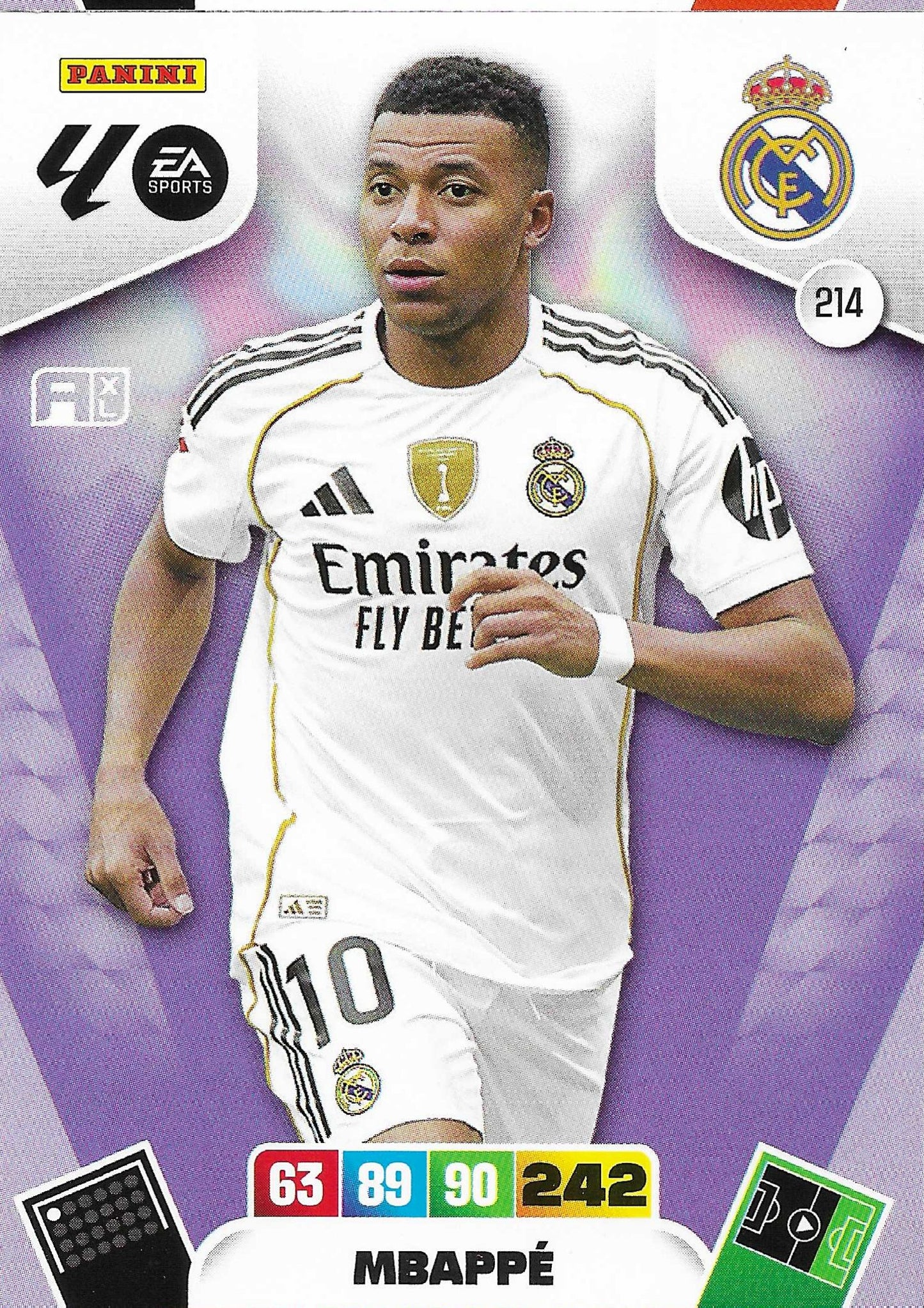 Mbappé Básica (214) - Adrenalyn XL LaLiga 2025/2026