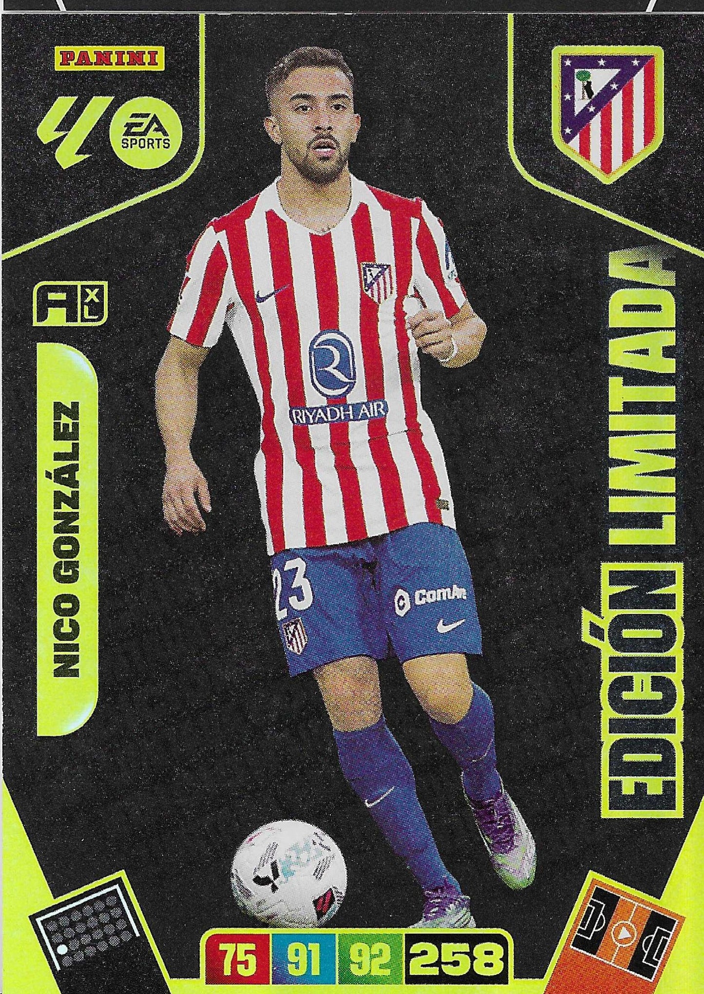 Nico González Edición Limitada (EL1) - Adrenalyn XL LaLiga 2025/2026