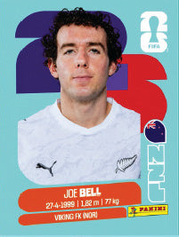 Joe Bell Nueva Zelanda (NZL10) - Sticker World Cup 2026