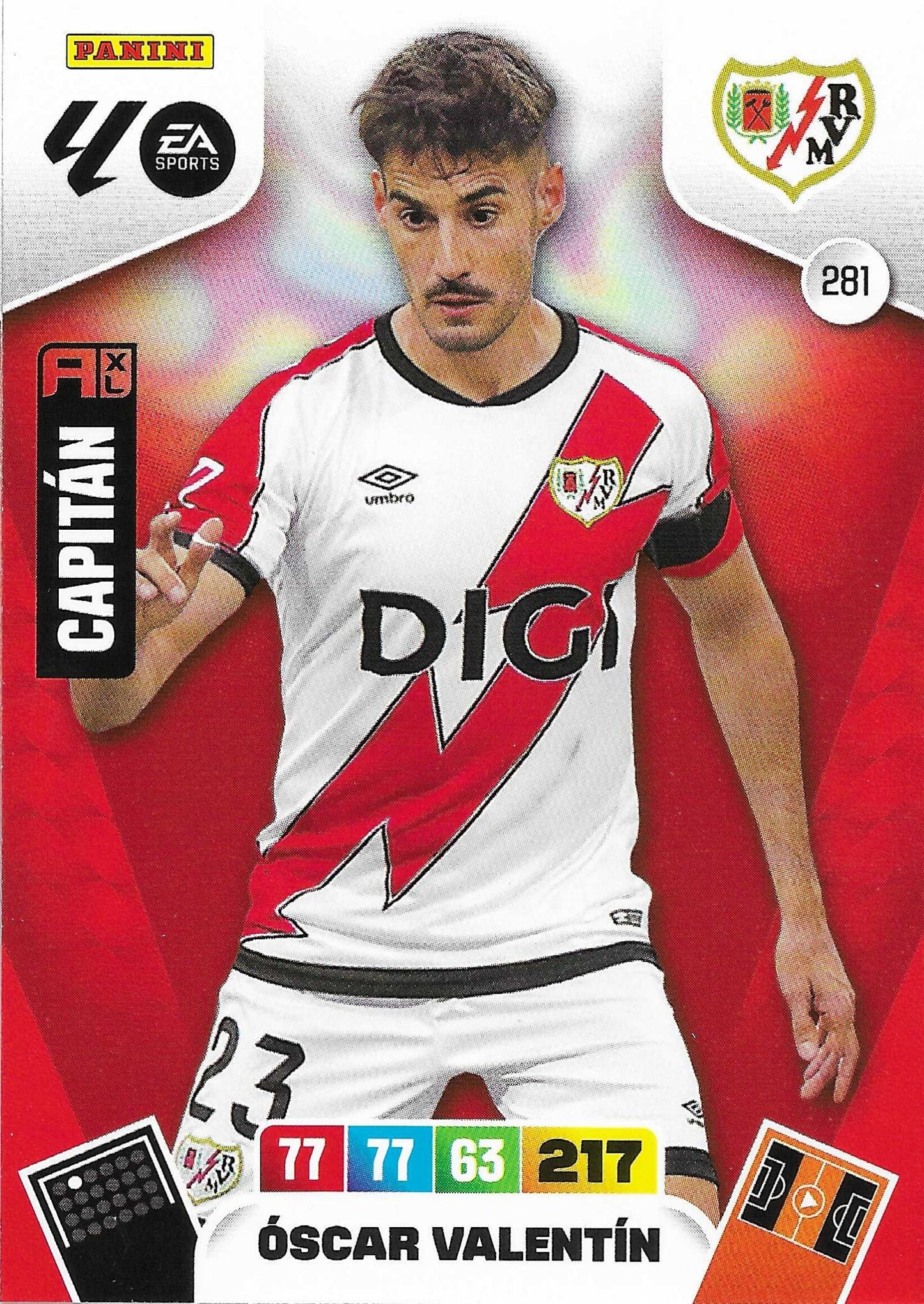 Óscar Valentín Básica (281) - Adrenalyn XL LaLiga 2025/2026