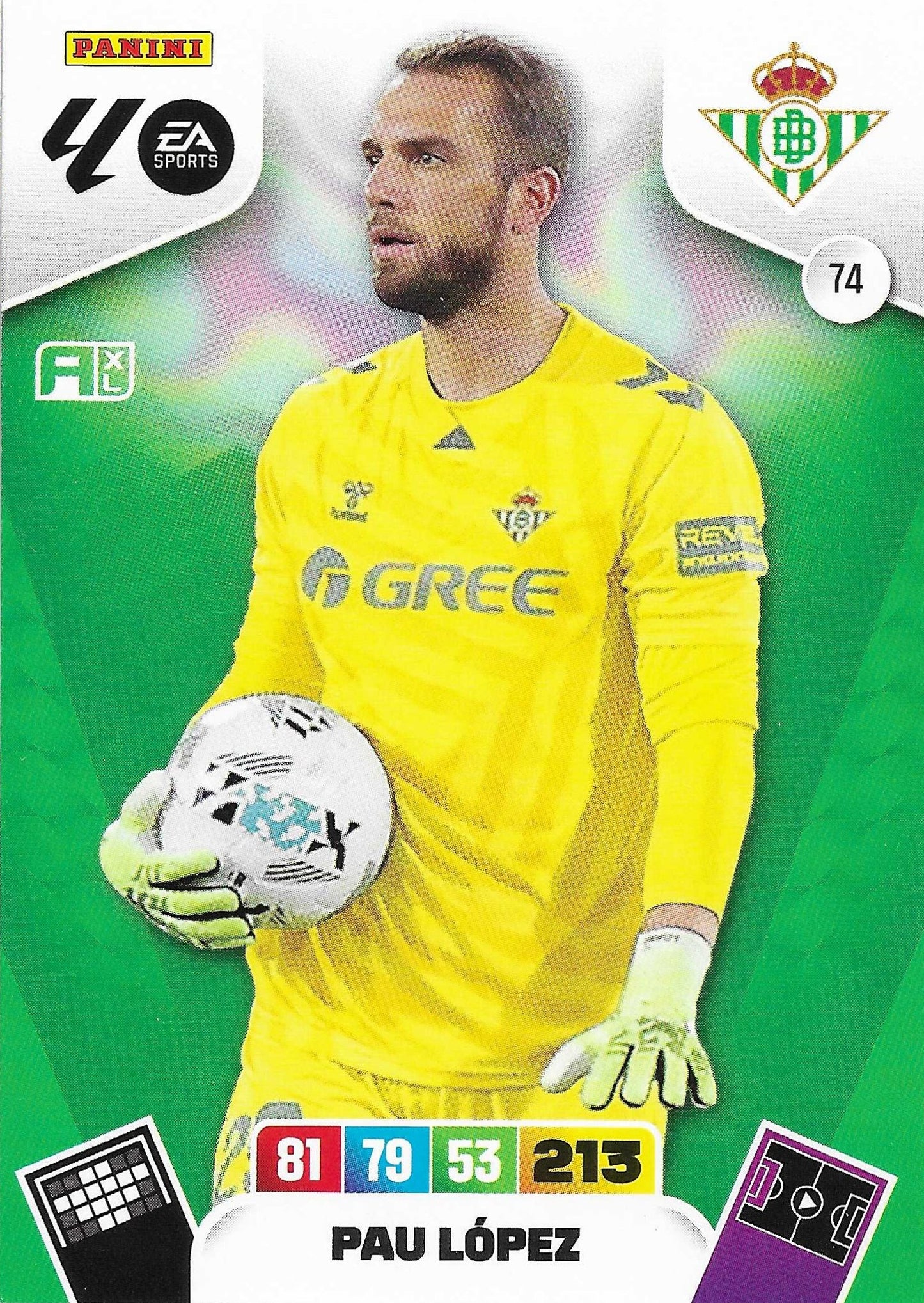Pau López Básica (74) - Adrenalyn XL LaLiga 2025/2026